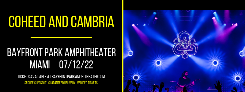 Coheed and Cambria at Bayfront Park Amphitheater