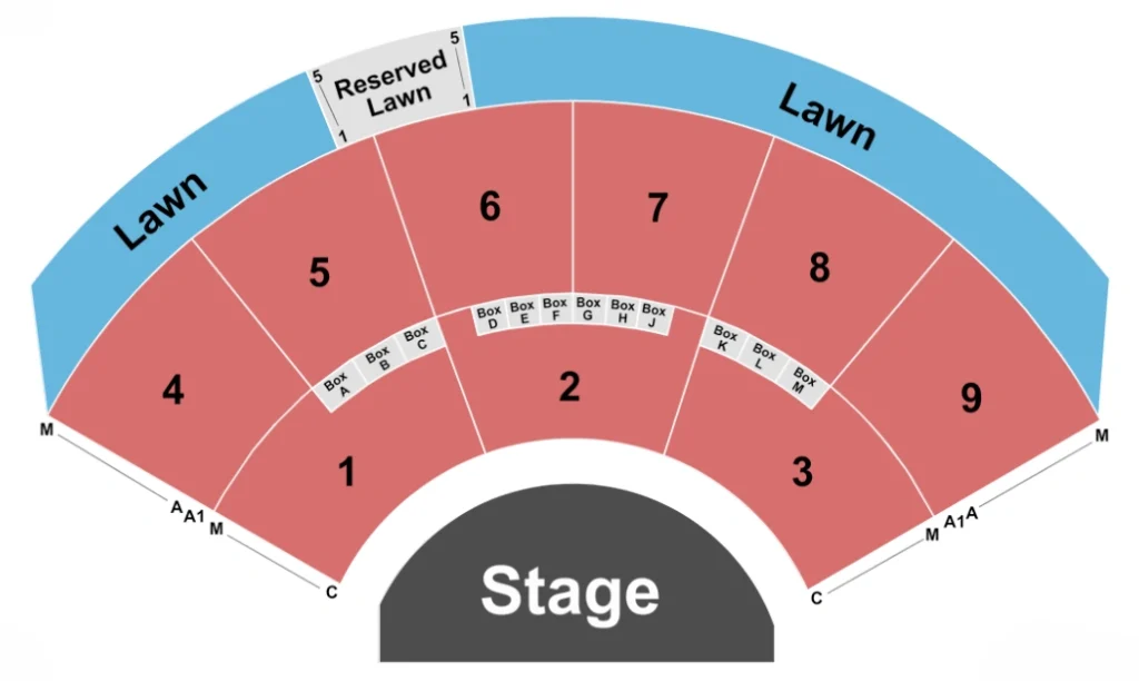 FPL Solar Amphitheater Seating Chart