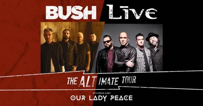 Live, Bush & Our Lady Peace at Bayfront Park Amphitheater