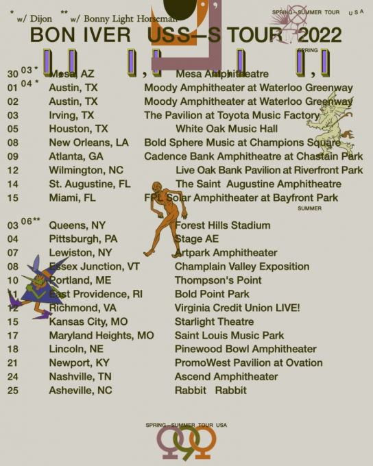 Bon Iver & Dijon at Bayfront Park Amphitheater