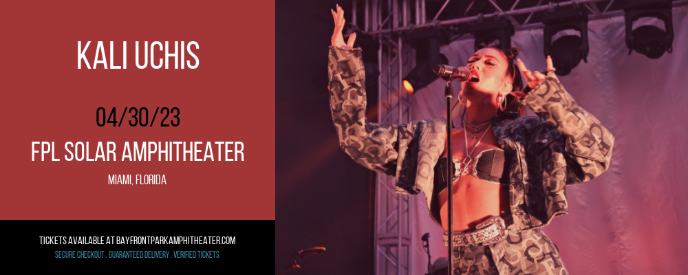 Kali Uchis at Bayfront Park Amphitheater tickets Kali Uchis at Bayfront Park Amphitheater